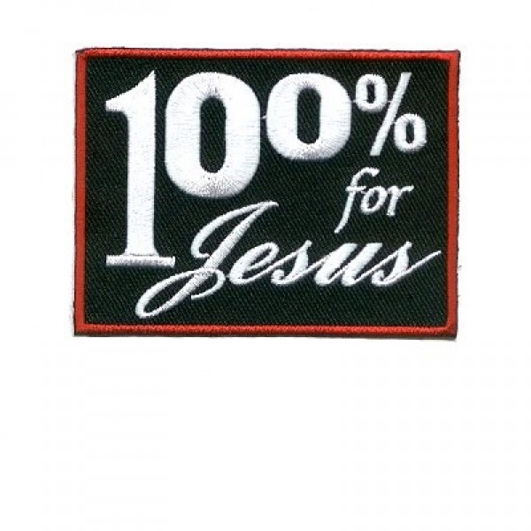 100% for Jesus Md Patch