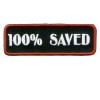 100% Saved Red Patch