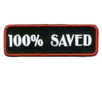 100% Saved Red Patch