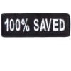 100% Saved White Patch