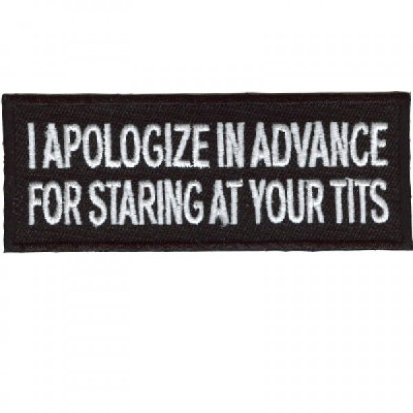 I Apologize in advance for staring patch