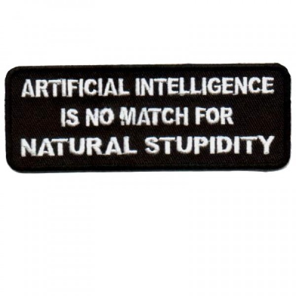 Artificial Intelligence no match for Natural Stupidity Artificial Intelligence no match for Natural Stupidity