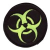 BioHazard patch green on blk