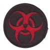 BioHazard patch red on blk