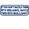 If you cannot Dazzle with Brilliance Blue Patch