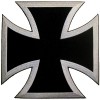 Choppers Cross Silver Lg Patch