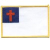Christian Flag Back Patch