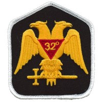 Masonic 32nd Degree Gold patch