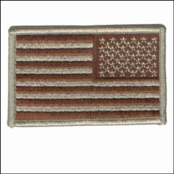 US Flag- Brown & Tan (Desert) Reverse US Flag- Brown & Tan (Desert) Reverse