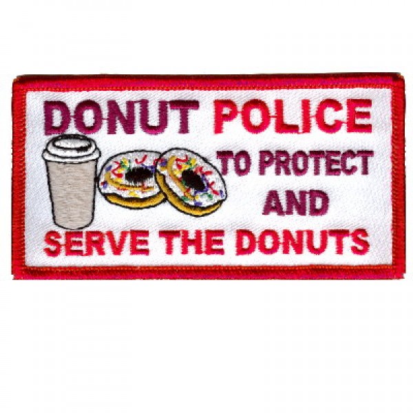 Donut Police Patch Donut Police Patch