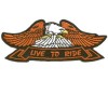 Eagle Live to Ride patch