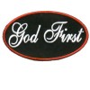 God First Oval Patch