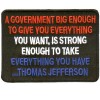 Any Government Big Enough patch