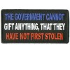 Government cannot gift without first stealing patch