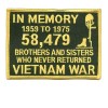 In Memory of the 58479 Viet Nam Gold Patch