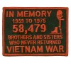 In Memory of the 58479 Viet Nam Red Patch