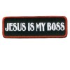 Jesus is my Boss red Patch