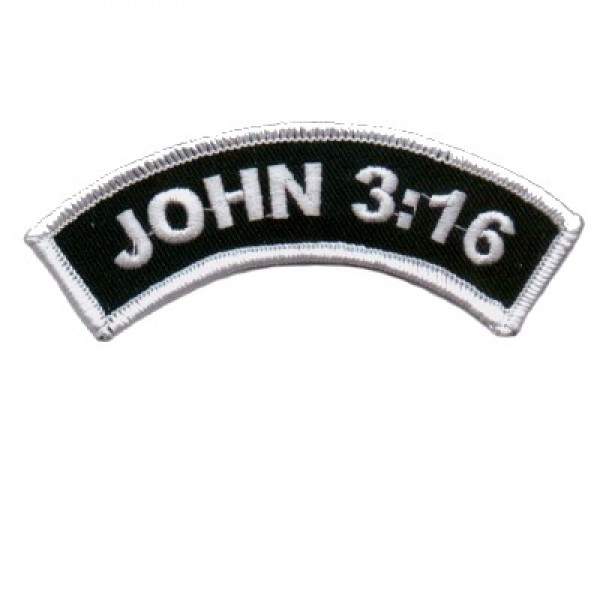 John 3-16 Rocker Patch John 3-16 Rocker Patch