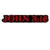 John 3-16 Rectangle Patch