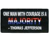 Thomas Jefferson- One Man Majority
