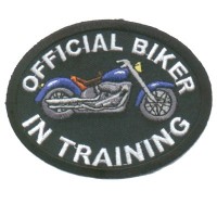 Official Biker in Training Blue