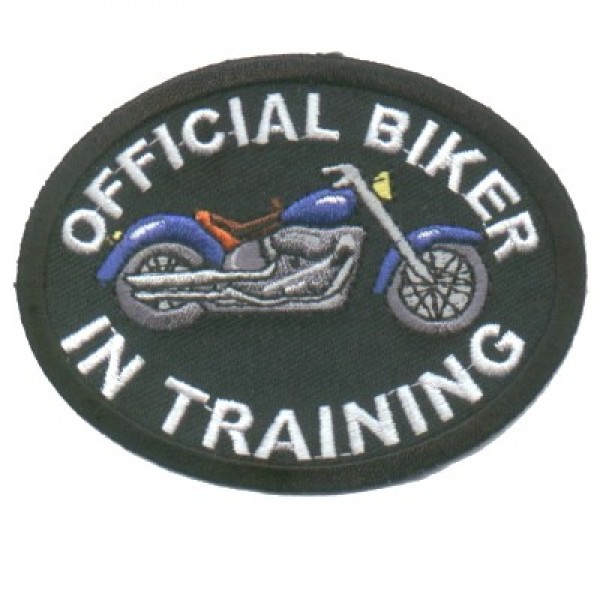 Official Biker in Training Blue Official Biker in Training Blue