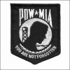 POW MIA You are not Forgotten Sm Blk Patch