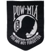 POW MIA Black Lg Patch