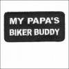 Papas Biker Buddy Patch