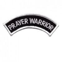 Prayer Warrior Small Rocker Patch