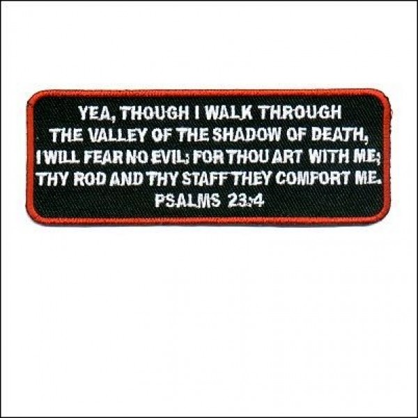 Psalms 23:4 Patch Psalms 23:4 Patch