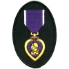 Purple Heart oval patch