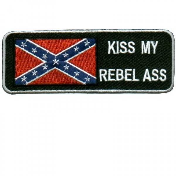 Kiss My Rebel patch