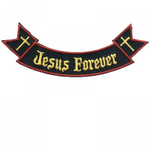 Ribbon Rocker Jesus Forever Sm