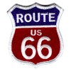Route 66 US Red, White, Blue patch