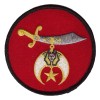 Masonic- Shrine Scimitar Red (3½")