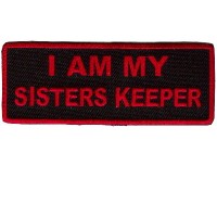 I am my Sisters Keeper red patch