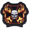 Skull Cross Flames small