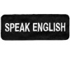 Speak English patch