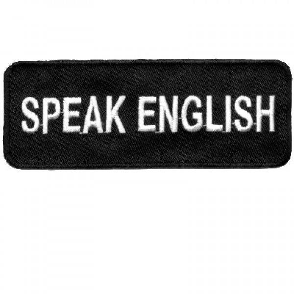 Speak English patch