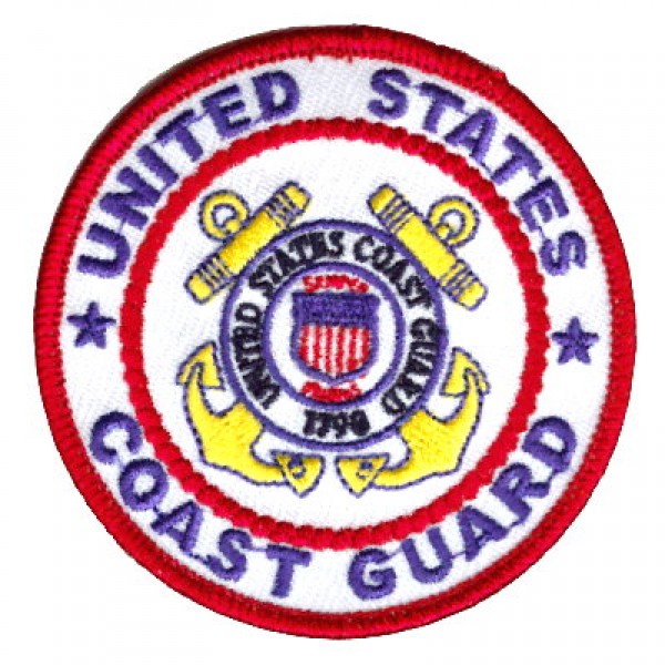 US Coast Guard Round Patch US Coast Guard Round Patch