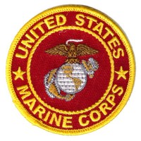 US Marines Round Patch