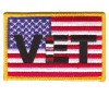 US Flag- Vet (Afghanistan Ribbon)