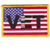 US Flag- Vet (Gulf Ribbon)