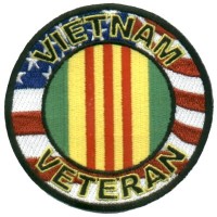 Vietnam Veteran Round Patch