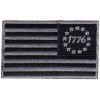 US Flag- 1776- Blk & Gray Reverse