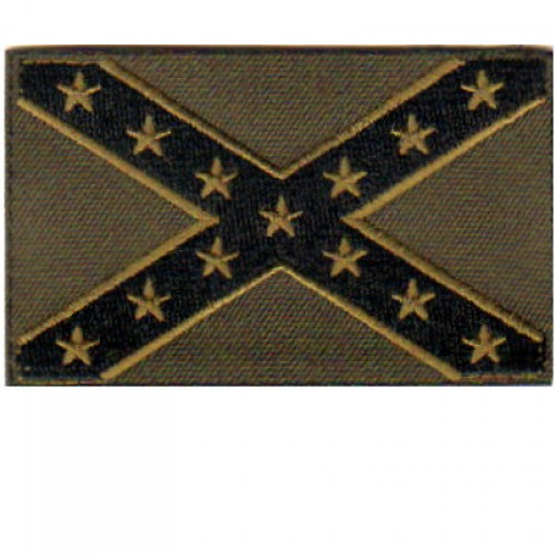 Confederate 3 Round Hook Velcro Flag Patch - SciFi Geeks