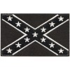 Confederate/Rebel Flag Blk & Wht