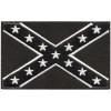 Confederate/Rebel Flag Blk & Wht