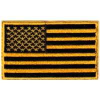 US Flag- Yellow & Blk